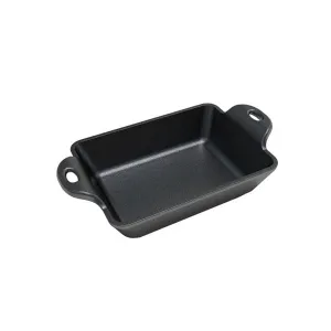 Lodge Heat-Treated 14 Ounce Rectangular Cast Iron Mini Server