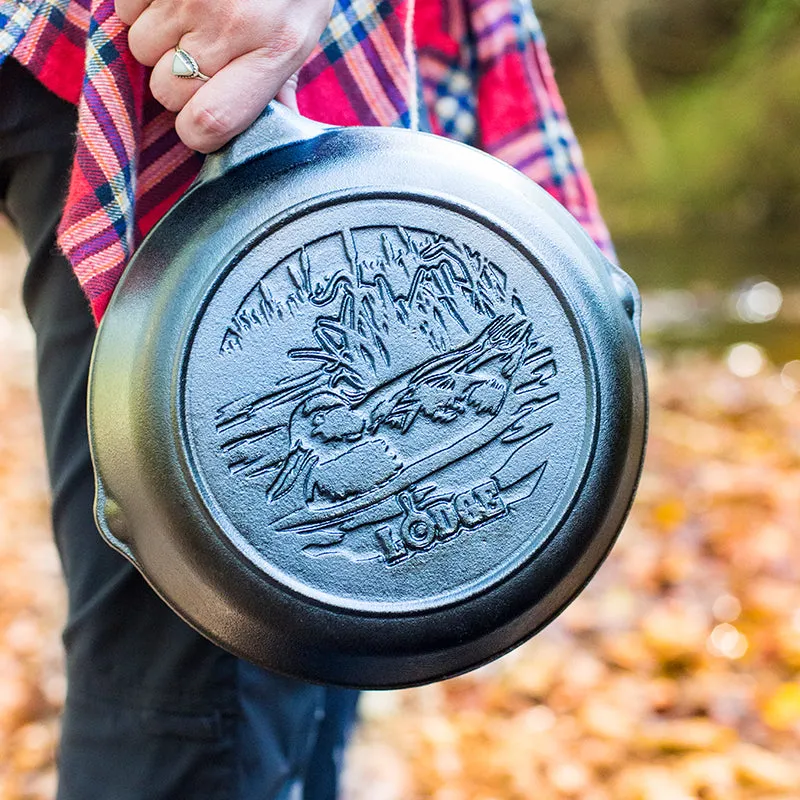 Lodge Wildlife Series™ 8 Inch Cast Iron Duck Skillet