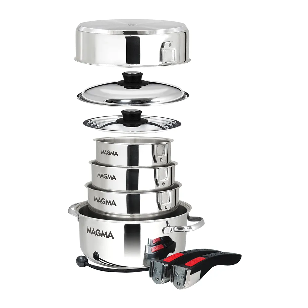 MAGMA Nestable 10 Piece Cookware Bundle