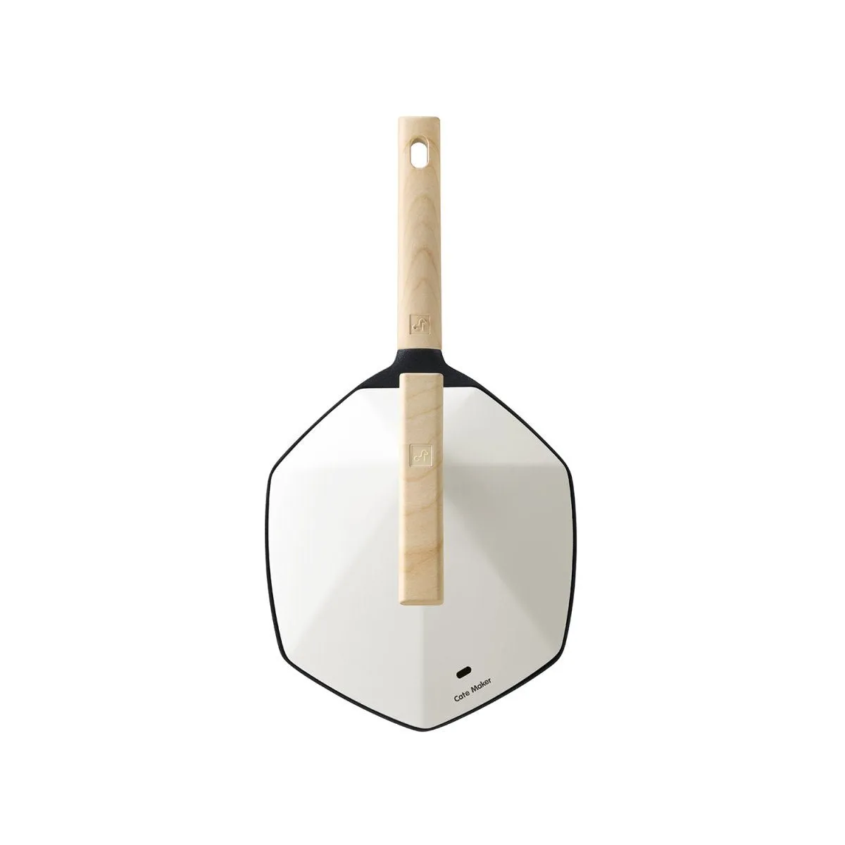 Maple Leaf 24cm White Non-stick Frying Pan - A Touch of Maple Elegance