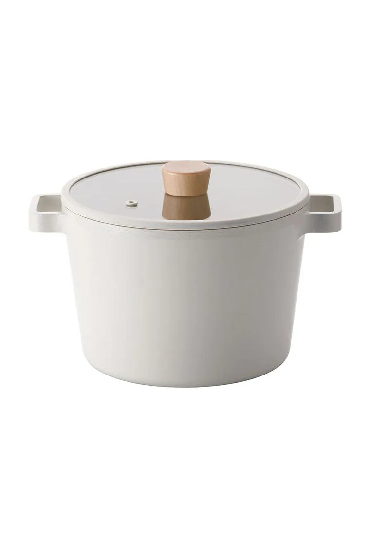 Neoflam Fika Deep Casserole 22cm with Glass Lid