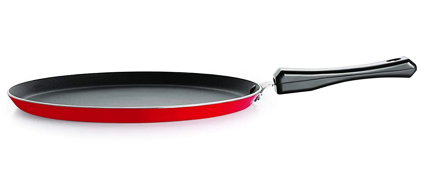 Nirlon Special nonstick tawaa, Flat base dosa Tawa, 28cm*1.8cm (3 layered coated)