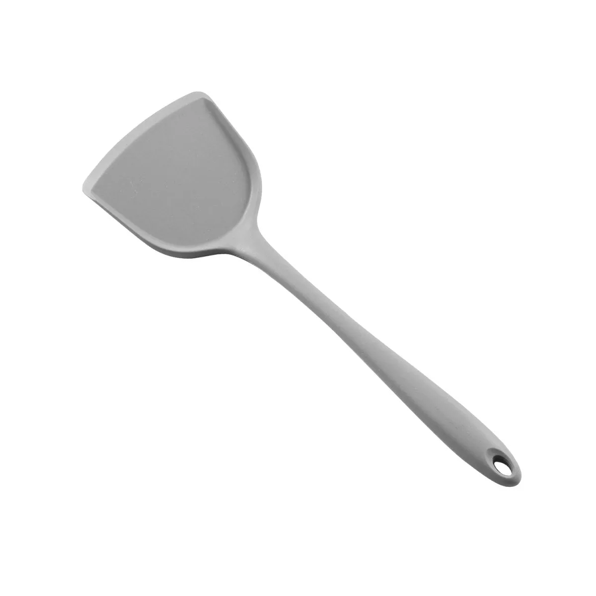 Nordic High Heat Proof Grey Silicone Turner - The Epitome of Kitchen Aesthetics