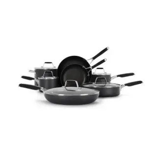 Open Box - Select by Calphalon Nonstick with AquaShield 12pc Cookware Set