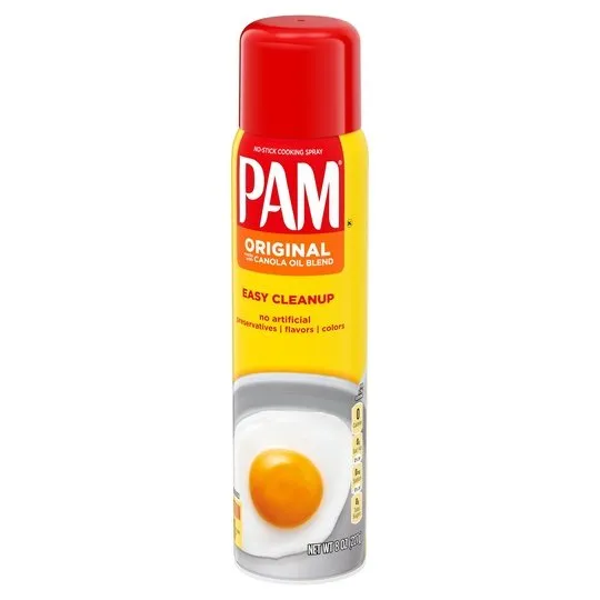 PAM Original Cooking Spray, Canola Oil Nonstick Cooking & Baking Spray, 8 oz