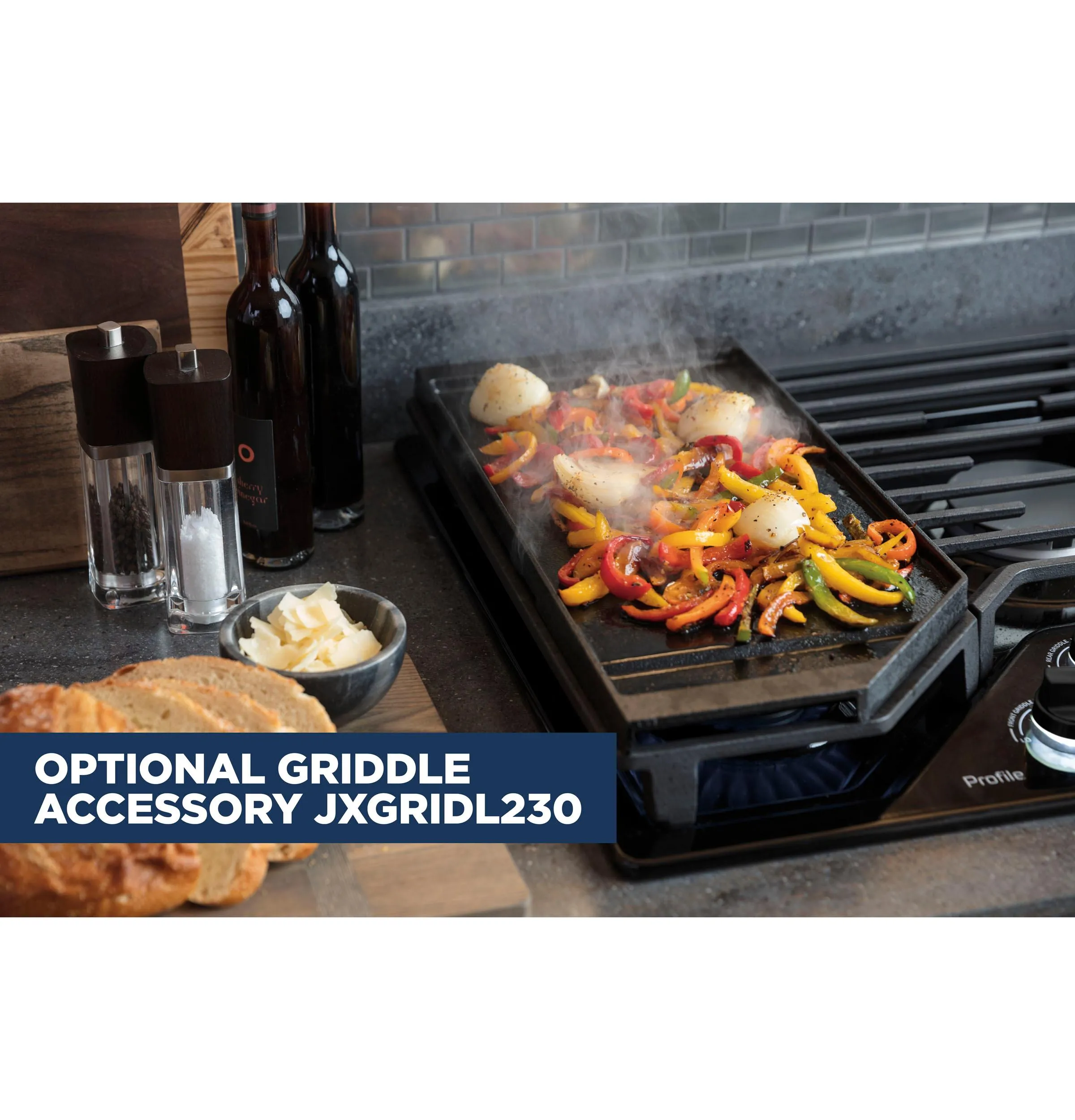 PGP7030DLBB GE Profile™ 30" Built-In Gas Cooktop with 5 Burners