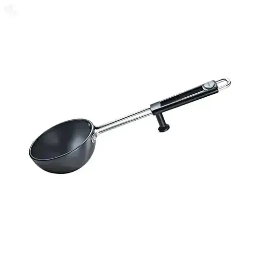 Prestige Aluminium Hard Anodised Cookware Tadka Pan, 13cm, Black