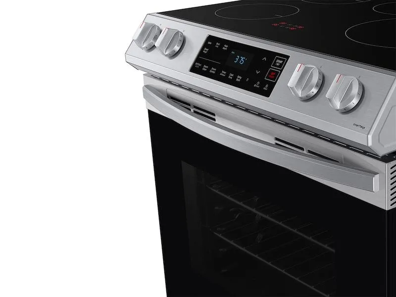 Samsung 6.3 cu. ft. Smart Rapid Heat Induction Slide-in Range in Stainless Steel