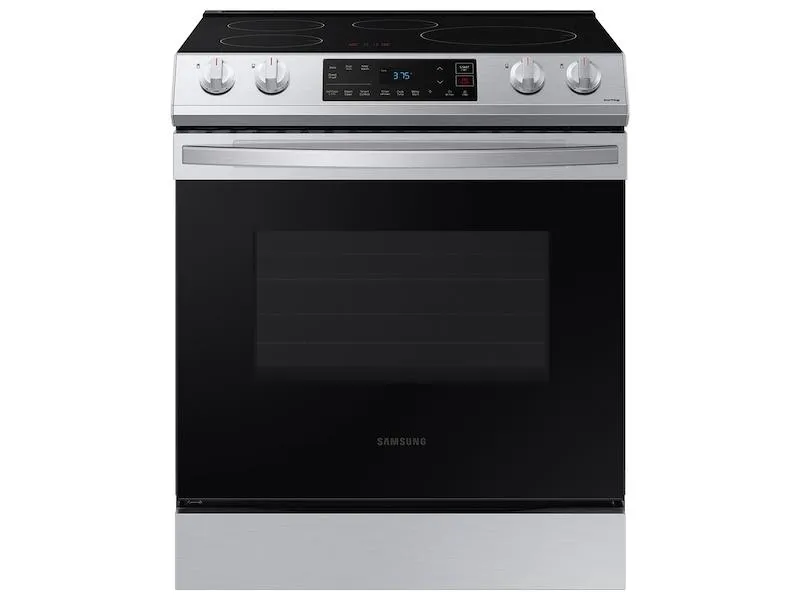 Samsung 6.3 cu. ft. Smart Rapid Heat Induction Slide-in Range in Stainless Steel