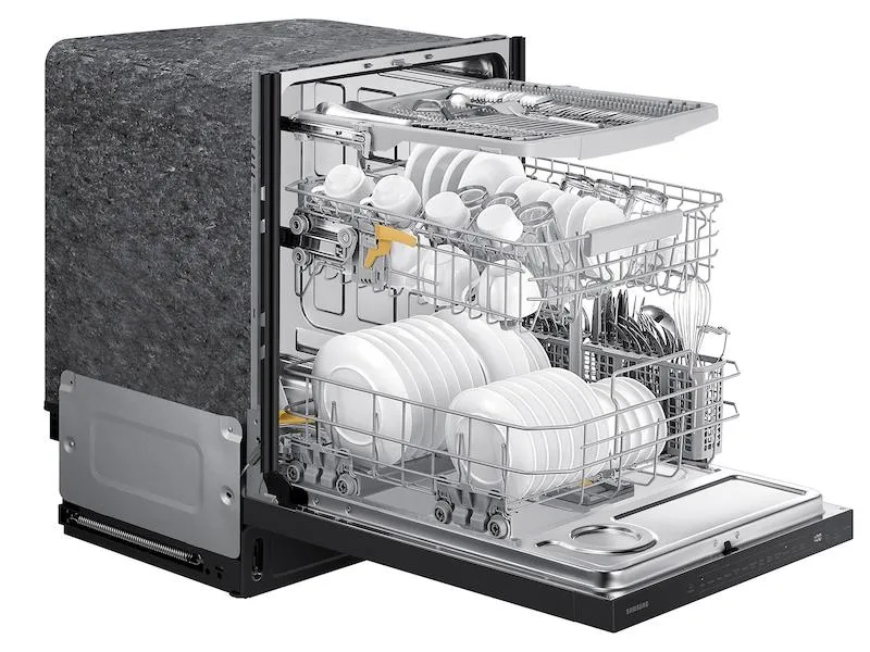 Samsung DW80B6060UG Smart 44dBA Dishwasher with StormWash ™ in Black Stainless Steel