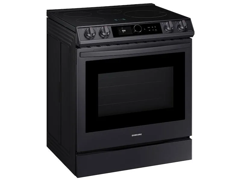 Samsung NE63T8911SG 6.3 cu. ft. Smart Slide-in Induction Range with Smart Dial & Air Fry in Black Stainless Steel