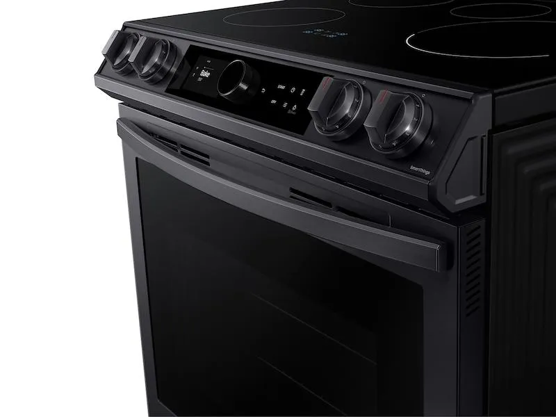 Samsung NE63T8911SG 6.3 cu. ft. Smart Slide-in Induction Range with Smart Dial & Air Fry in Black Stainless Steel