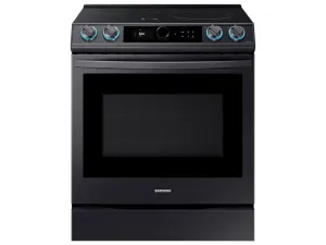 Samsung NE63T8911SG 6.3 cu. ft. Smart Slide-in Induction Range with Smart Dial & Air Fry in Black Stainless Steel