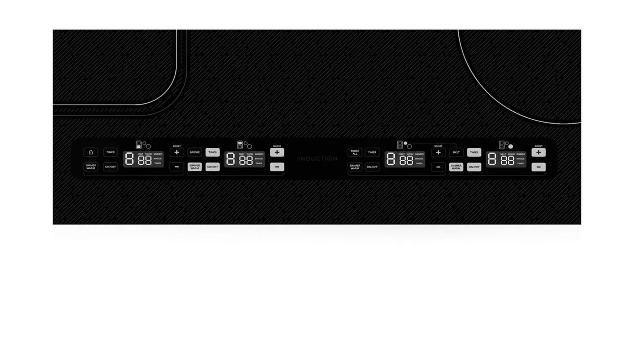 SCH3043GB Sharp 30 in. Induction Cooktop with Side Accessories