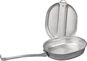 Silver - Military GI Style 2 Piece Mess Kit - Aluminum