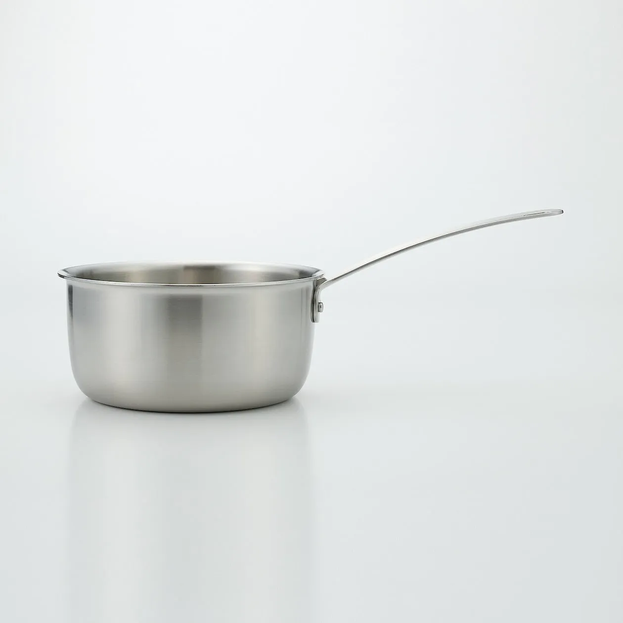 Stainless Aluminium 3-Layer Steel Saucepan (2L)