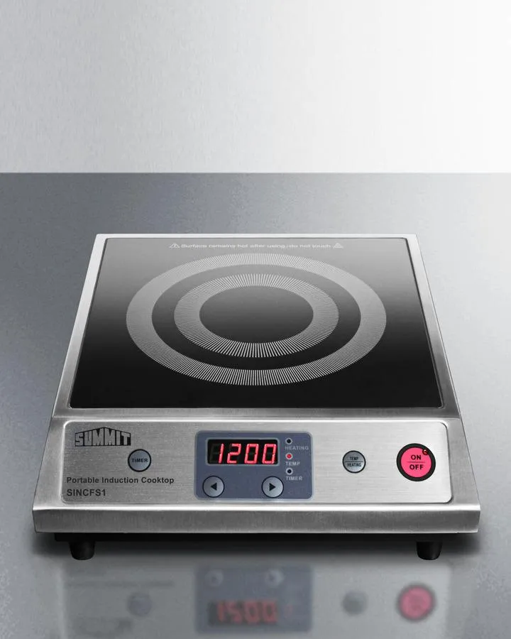 Summit SINCFS1 Portable 115v Induction Cooktop