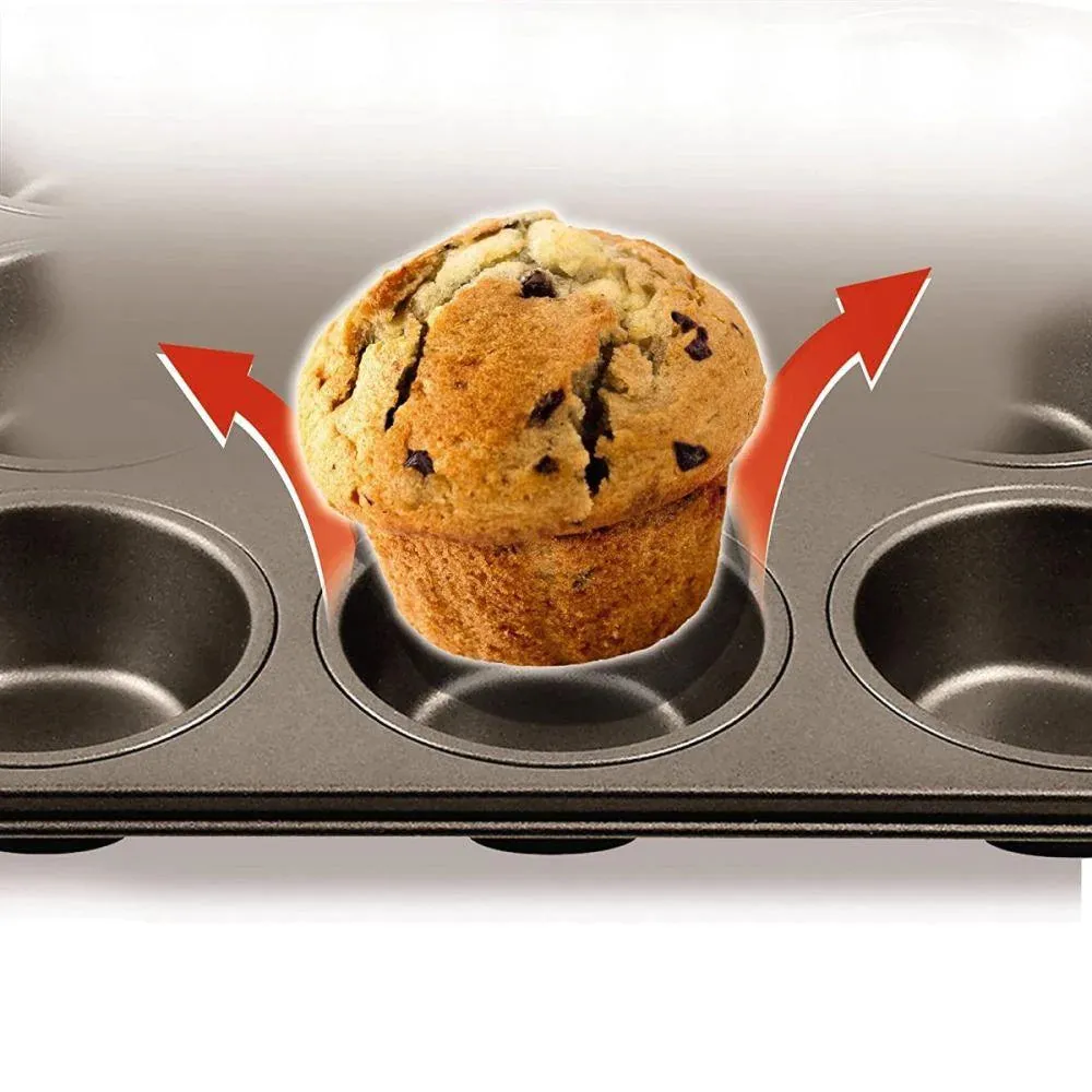 Tefal, Easy Grip Muffins Tray X 12 / J1625745