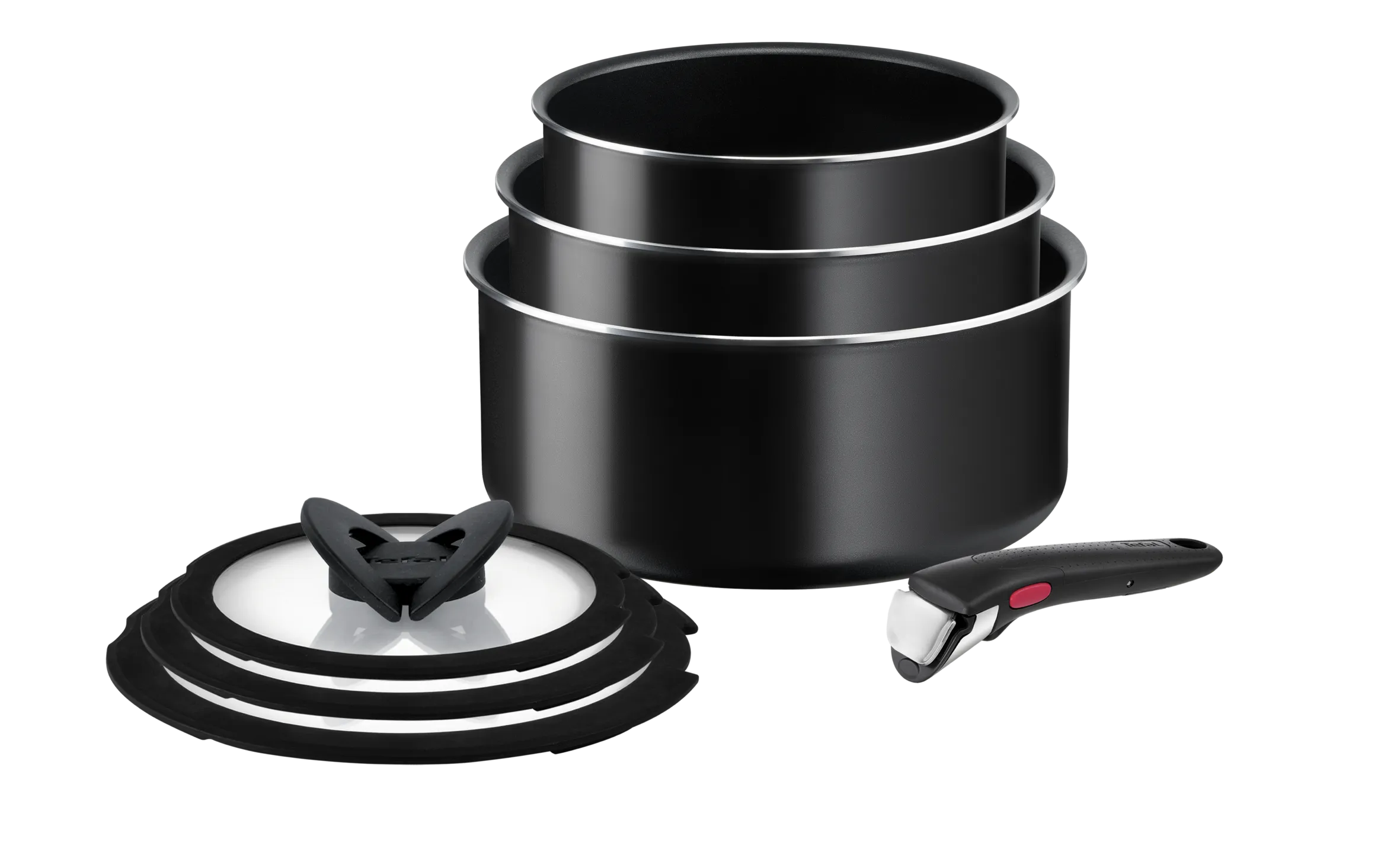 Tefal Ingenio Easy On Non-Stick 7pc Saucepan Set