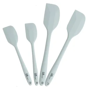 The Better Home Silicon Spatula Set for Non Stick Pans | Heat Resistant, Durable, Flexible Cookware Set | BPA Free & Odourless Non Stick Utensil Set for Cooking | Light Green (Pack of 4)