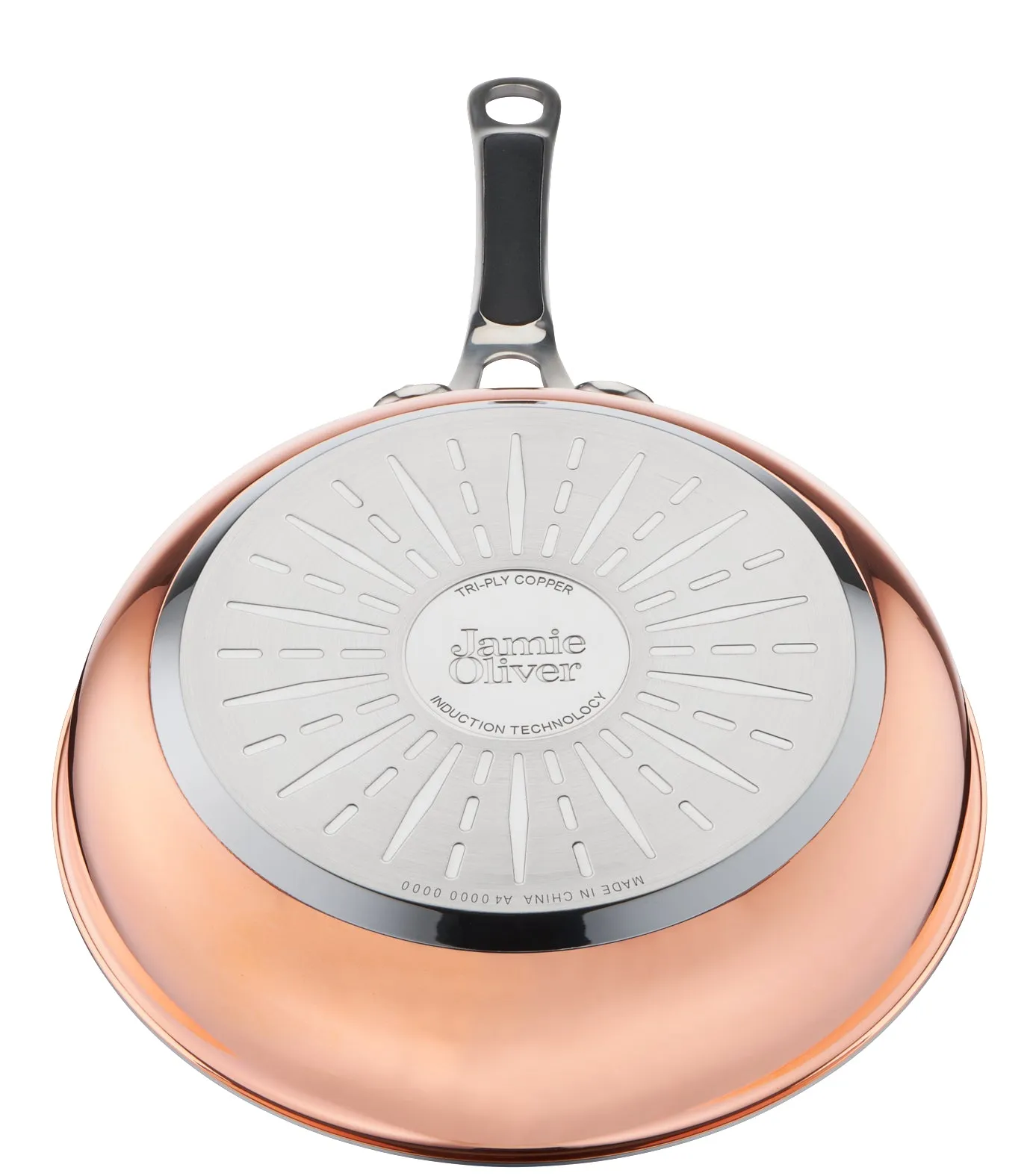 User manual and frequently asked questions Jamie Oliver by Tefal Premium Triply Copper Induction Frying Pan 28cm