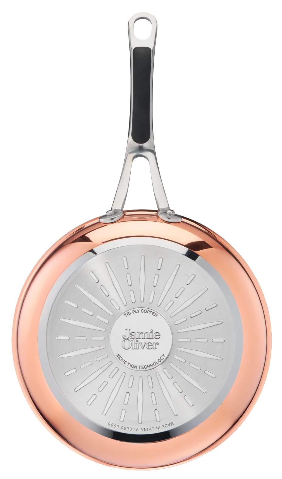 User manual and frequently asked questions Jamie Oliver by Tefal Premium Triply Copper Induction Frying Pan 28cm