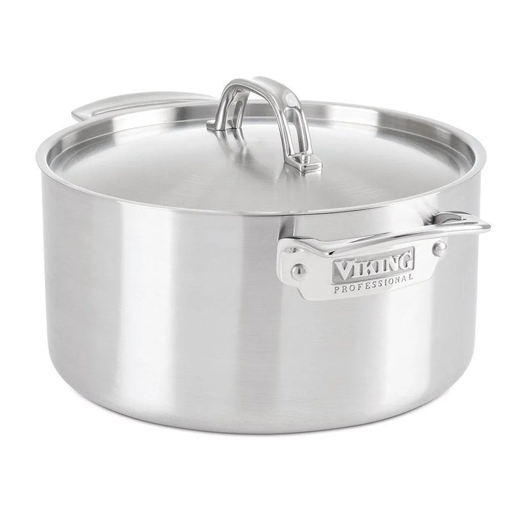 Viking Professional 5-ply 6-quart Stock Pot - Satin