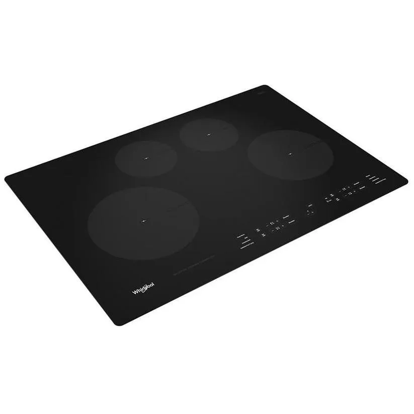 Whirlpool 30-inch Built-In Electric Cooktop with Induction Technology WCI55US0JB