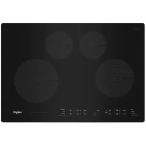 Whirlpool 30-inch Built-In Electric Cooktop with Induction Technology WCI55US0JB