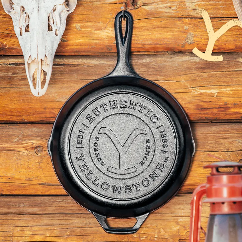 Yellowstone™ 10.25 Inch Cast Iron Authentic Y Skillet