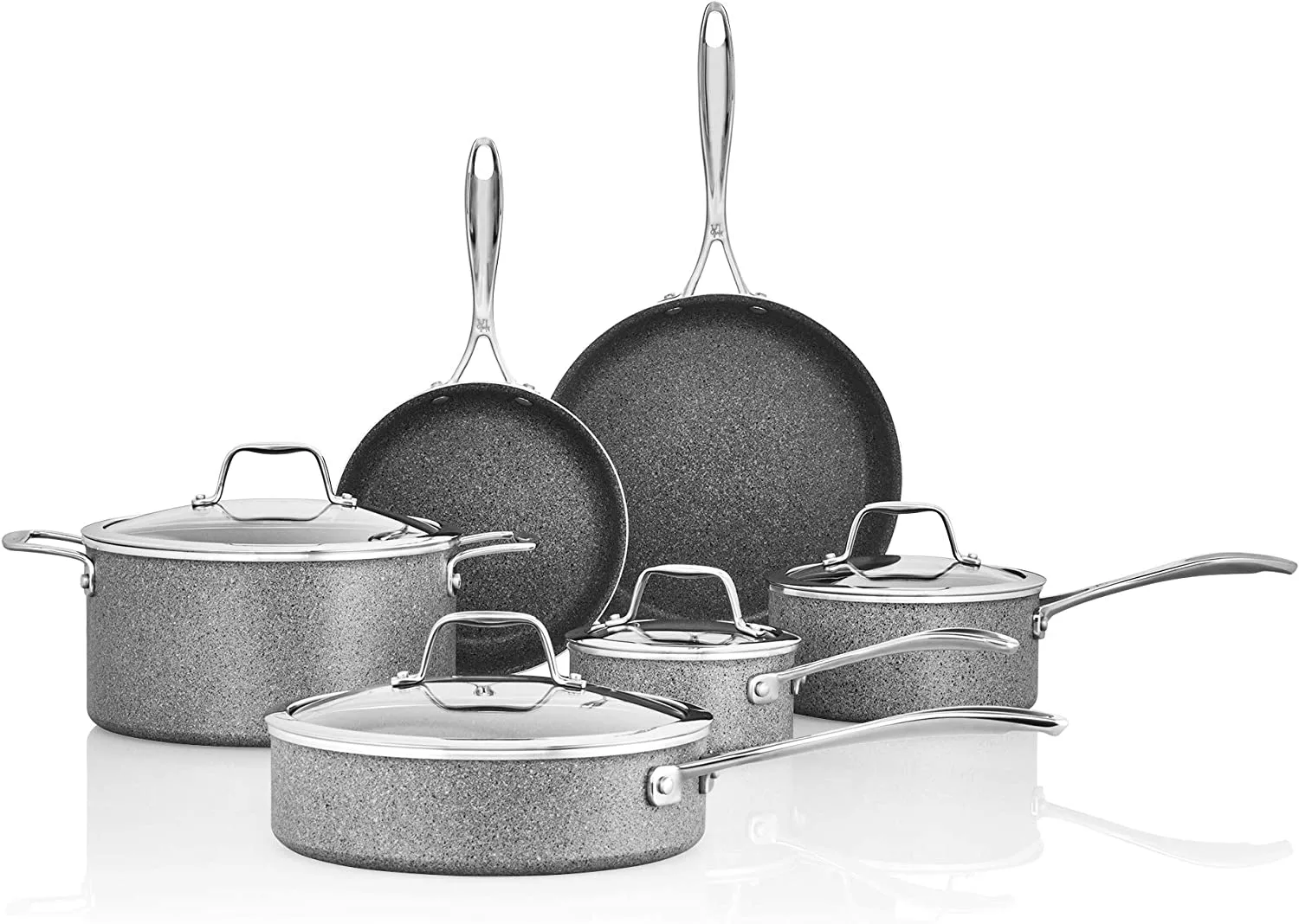 Zwilling 70030-000 Henckels Capri 10-Piece Aluminium Pot Set