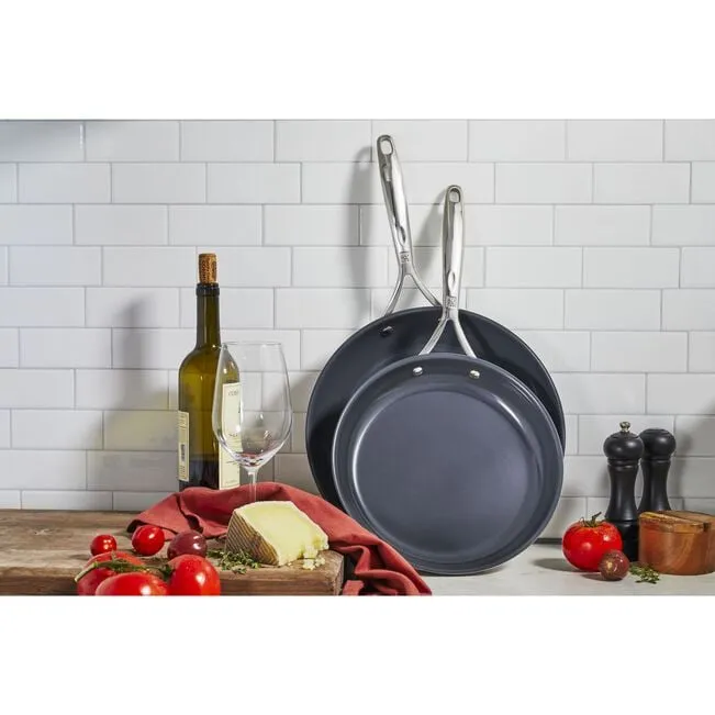 Zwilling Energy Plus 2 Piece Non-stick Ceramic Ceraforce XTREME Frying Pan Set